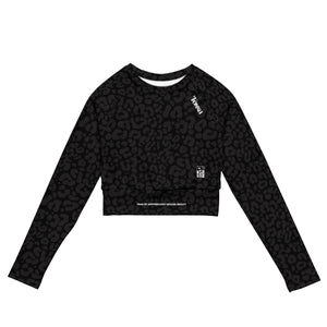 Open image in slideshow, Fossa Jungle Camo Recycled long-sleeve crop top
