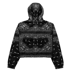Fossa Black Paisley windbreaker