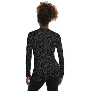 Fossa Dark Camo Women's Rash Guard