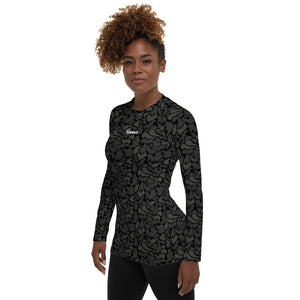 Fossa Dark Camo Women's Rash Guard