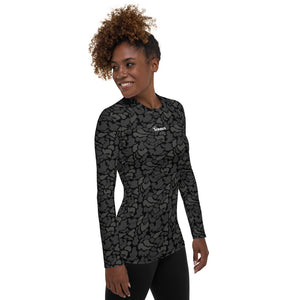 Fossa Dark Camo Women's Rash Guard